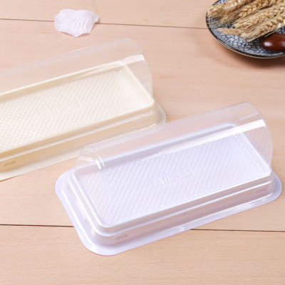 A175-85/Egg Roll Blister Box/Dessert Box/Pastry Box/Blister Box/Sushi Box White, Beige
