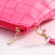 New Plaid Solid Color Toiletry Storage Cosmetic Bag Travel Travel Fashion Carry Embroidery Portable Lipstick Pack
