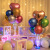 LED Lighting Chain Wholesale Wedding Celebration Table Drifting Floating Balloon Bracket Birthday Party Decoration Column Set Series