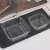 25c_pet Transparent Square Moon Cake Tray/Cake Pad/Inner Support/6.5/7/7.5/8/8.5/9cm