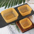 35c Golden Pp Square round Moon Cake Box Tray/Cake Pad/Inner Tray 6/6.5/7/7.5/8/8.5/9cm