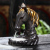 Ywbeyond Indoor Home Decor Ceramic Censer Waterfall Horse Head Backflow Incense Burner Cone Incense Holder