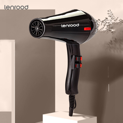 Linlu LR-1258 2021 Black Low Noise Hair Dryer 2000W Temperature Control Household Hair Dryer