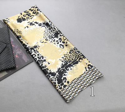 Women's Sun-Proof Shawl Scarf Fashion Printed Silk Scarf Spring and Summer New Silk Satin Large Long Scarf