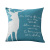 Blue Elk Nordic Cotton and Linen Pillow American Living Room Sofa Cushion Office Pillow Cover Lumbar Pillow without Core