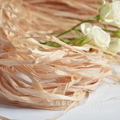 DIY Raffia Flower Shop Flower Bouquet Packaging Material Gift Filler Packaging Rope