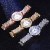 Hot Sale at AliExpress Alloy Diamond Women's Fashion Watch Simple Roman Digital Three-Pin Quartz Watch in Stock
