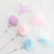 New Cat Teaser Feather Artificial Rabbit-Fur Ball Bell Magic Wand Cat Love Interactive Fitness Pet Toy Supplies