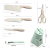 6-Piece Set of Straw Knives Stainless Steel Chef Knife Replaceable Blade Knife Peeler Kitchen Knife Kit with Knife Holder