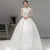 Main Wedding Dress 2021 New Elegant Large Trailing Bridal Dress Super Fairy Mori Style Dream Starry Sky Long Hanging Neck Wedding Dress