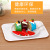Melamine Tableware Rectangular Plate Plastic Tray Household Tray Food Fast Food Bread Tray Fruit Plate