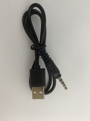 USB Charging Cable DC USB to Dc3.5 Four-Pole Charging Cable USB Environmental Protection Line USB to Audio Charging Cable