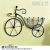 Creative Bicycle European-Style Iron Wall Decoration and Wall Hanging Flower Stand Flower Basket Living Room Balcony Wall Hanging Flower Basket Decorations
