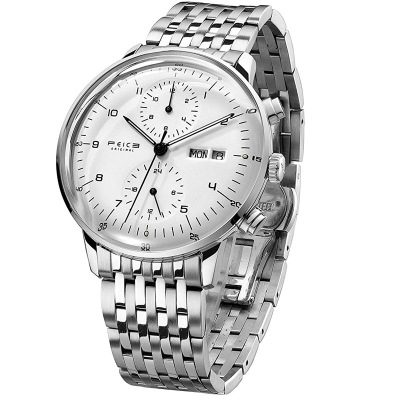 Tiktok Live Streaming on Kwai Feice Flyke Fm121 Men's Automatic Mechanical Watch Steel Band Luminous Simplicity Hollow out