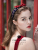 Women's Red Headband Bow Headband Vintage Headwear Internet Celebrity 2021new Hair Hoop Wide-Brimmed French Spring