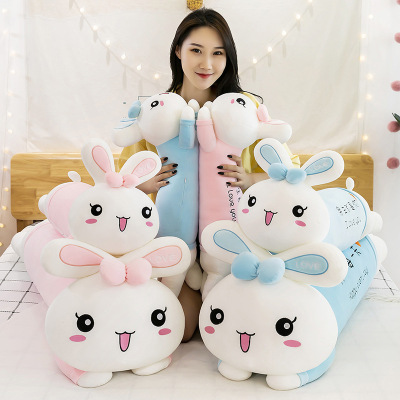 Rabbit Plush Toy Doll Long Sleeping Pillow Birthday Gift for Girlfriend Ragdoll down Cotton Filling