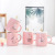 Korean Style Gold Unicorn Internet Celebrity Ceramic Cup Pink Girl Heart Cute Water Cup with Cover Spoon Student Mark Cup