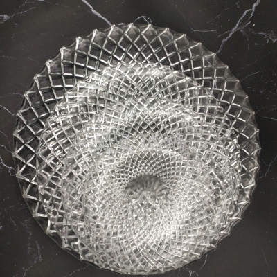 Factory Direct Sales Glass Disc Glass Mesh Plate More Sizes Glass Disc