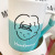 Japanese Style Fresh Mori Style Mug Ins Cute Cartoon Porcelain Single Cup Male and Female Student Coffee Couple Cup