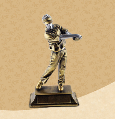 Resin Crafts Sports Golfer Domestic Ornaments Trophy Gift Customization