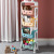 Toy Storage Rack Children's Bedroom Trolley Rack Home Bed Head Organizing Floor-Standing Multi-Layer Storage Rack