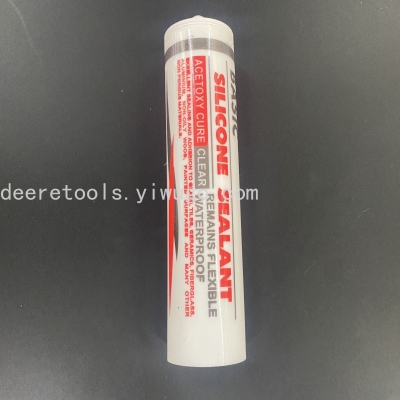 Foreign Trade Export Acid Transparent Silicone Sealant Quick-Drying Waterproof Mildew-Proof Silicon Sealant