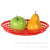 Plastic Chips Basket French Fries Basket Oval Fast Food Basket Living Room KTV Fried Chicken Basket Snack Basket Basket Plastic Food Basket