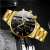 New Fashion Male Roman Quartz Watch Popular Simplicity Steel Belt Trend Watch Wholesale Watch with Calendar
