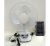 Special Offer Hot 012t3w 12-Inch LED Lighting Solar Fan Rechargeable Desk Fan Emergency Fan