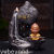 Ywbeyond Backflow Incense Burner Home Indoor Incense Burner Buddha Utensils Zen Sandalwood Aromatherapy Ornaments
