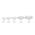 Fruit Plate Crystal Transparent Fruit Plate European Fruit Pot Candy Plate Household Fruit Plate Fruit Plate Dried Fruit Tray