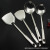 Kitchen Cooking Spoon and Shovel Two-Piece Set Household Anti-Scald Handle Spatula and Soup Spoon Stainless Steel Factory Wholesale