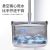 Household Rotating Mop Single Bucket Clean Dirt Separation Mop Lazy Hand Wash-Free Rotating Mop Hand Pressure Rotary Mop Bucket