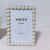 Pearl And Diamond Photo Frame Ornaments Round Mini Pendulum