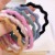 Autumn and Winter Plush Candy Color Wave Hair Rope Basic Hair Ring Head Rope Hair Elastic Band Hair Accessories Women's Headdress