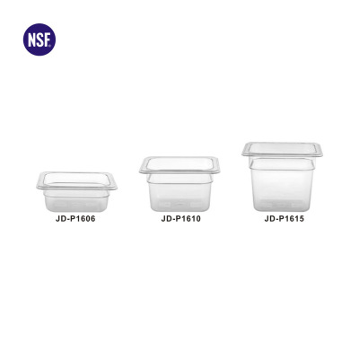 1/6 Serving Pots Acrylic Pc Gastronom Pan Transparent Tray Cold Dish Ice Plate Refrigerated Dumpling Plate Serving Plates