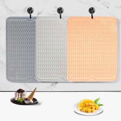 Kitchenware Heat Proof Mat Silicone Thermal Insulation Pad Heat Proof Mat Anti-Scald and High Temperature Resistant Heat Proof Mat Non-Slip Water Draining Pad