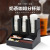 Paper Cup Holder Coffee Tea Shop Bar Straw Storage Rack Cup Puller Cup Dispenser Disposable Cup Cup Holder