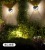 Amazon New Solar Lamp Four Sides 180 Lamp Outdoor Human Body Induction Wall Lamp Garden Lamp Street Lamp Wall Lamp