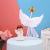 XINGX Tassel Wings Plug-in Birthday Cake Decoration Ribbon Baking Angel Decoration Dessert Table Beautiful Internet Celebrity