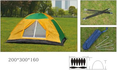 Single Layer 7-8 People Wear Dome Tent
