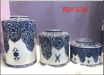 New Chinese Style Modern Light Luxury Ceramic Creative Straight Crack Flower Arrangement and Flower Vase Decoration Living Room TV Cabinet Soft Decoration