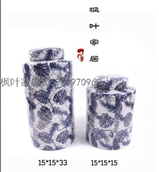 New Chinese Style Modern Light Luxury Ceramic Creative Straight Crack Flower Arrangement and Flower Vase Decoration Living Room TV Cabinet Soft Decoration
