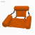 Inflatable Floating Row Foldable Backrest Floating Bed Swimming Sofa Floating Deck Chair Airbed Floating Bed Floating Row