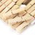Clothespin Wooden Windproof Household Fixed Clip Hanger Underwear Socks Drying Rack Multifunctional Folding Bamboo Clamp