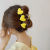 Summer Colored Loving Heart Grip Sweet All-Matching Updo Hair Back Hairpin Female Fluffy Large Hair Claw Japanese and Korean Clip