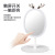 Portable Mirror Fill Light Mirror Tray Rechargeable Makeup Mirror with Light Desktop Cosmetic Mirror Led Makeup Mirror