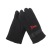 Men's Autumn and Winter Riding Gloves Warm Velvet Padded Thickened Solid Color Black Cotton Gloves Finger Gloves Touch Screen Gloves