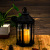 European Style Wind Light Plastic Glass Barn Lantern