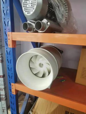 Factory Direct Sales Free Shipping F4-72 FRP Anti-Corrosion Centrifugal Fan Acid Alkali Resistance 2.8A